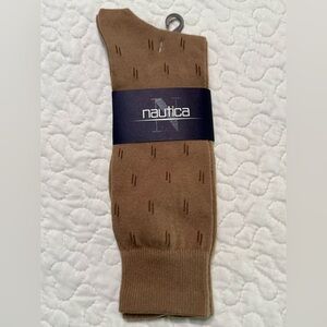 Nautica Men's Tan Dress Socks 1 Pair